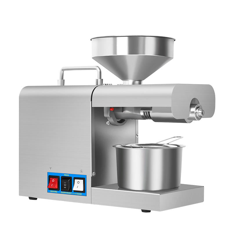 Portable Oil Press Machine for Seeds Nuts Cold Hot Dual Function