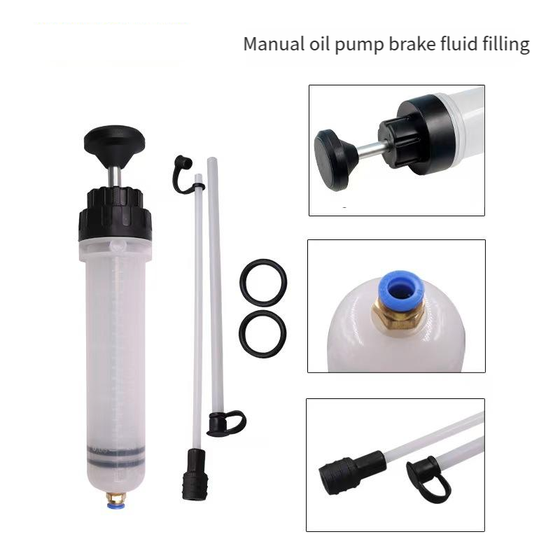 500cc Oil Fluid Extractor Oil Pump Syringe Suction and Injection Dual-use Oil Change Tool Oiler