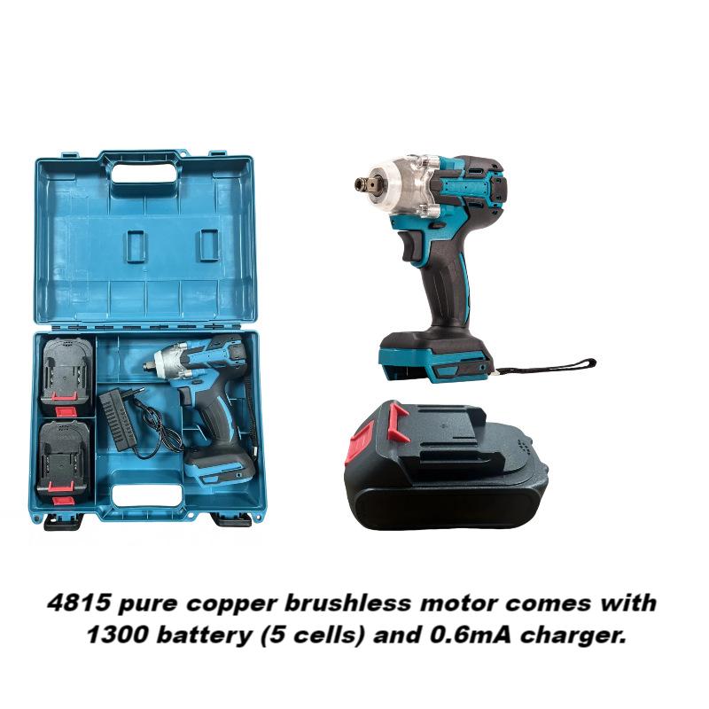 Cordless Brushless Impact Wrench Kit – 21V, 2 Batteries & Charger