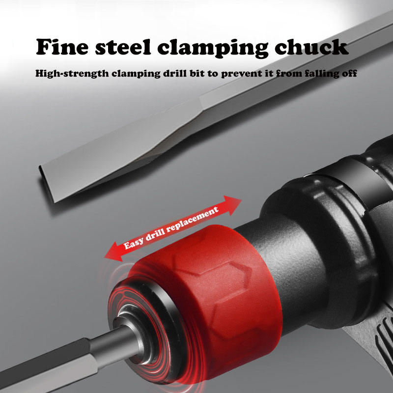 ◎Powerful 2400W Impact Drill and Hammer – Two Tools in One