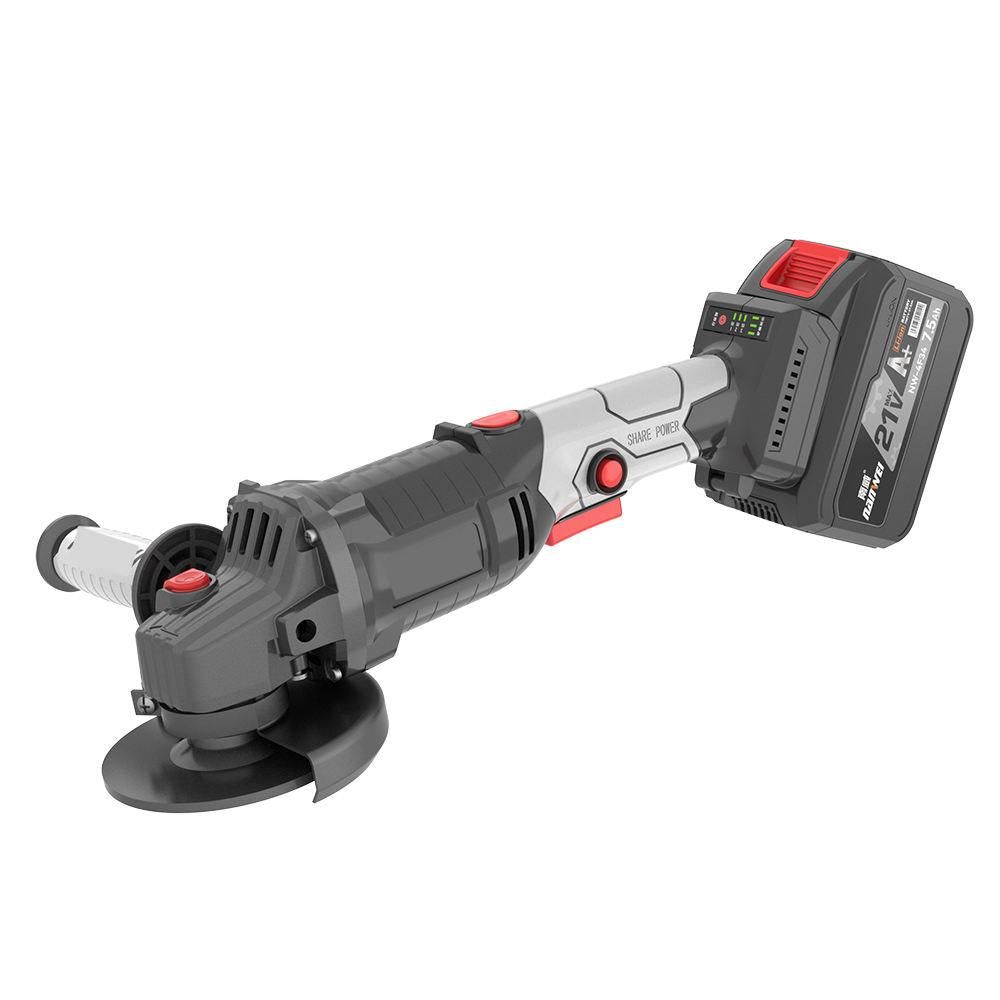 Cordless Brushless Angle Grinder — Adjustable Speed & Rotating Head