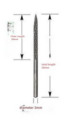 Tungsten Steel Mushroom Nail Drill Bit for Tire Repairs