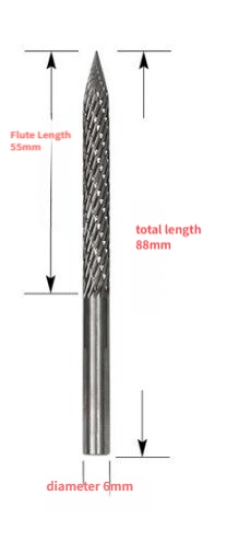 Tungsten Steel Mushroom Nail Drill Bit for Tire Repairs