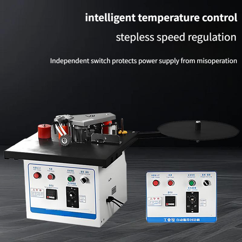 ◎Compact 50 Edge Banding Machine – Dual Switch, Automatic Tape Cutter for Precise Edging