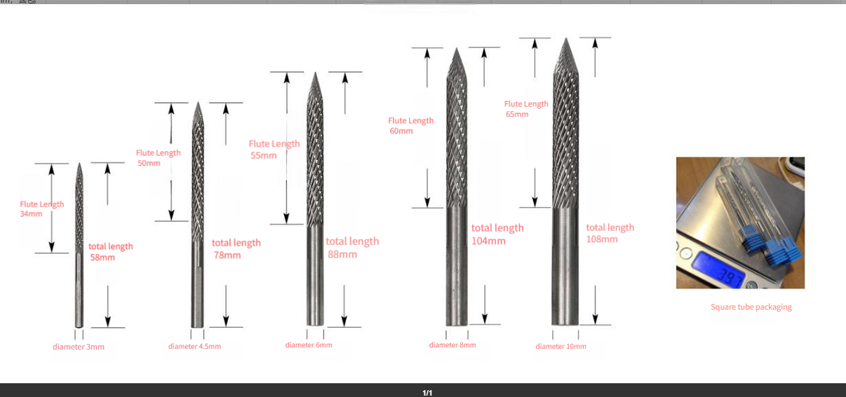 Tungsten Steel Mushroom Nail Drill Bit for Tire Repairs