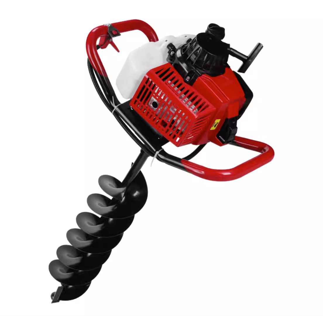 Small Ground Gasoline Excavator Manual Multi Functional Tree Planting Portable Drilling Rig