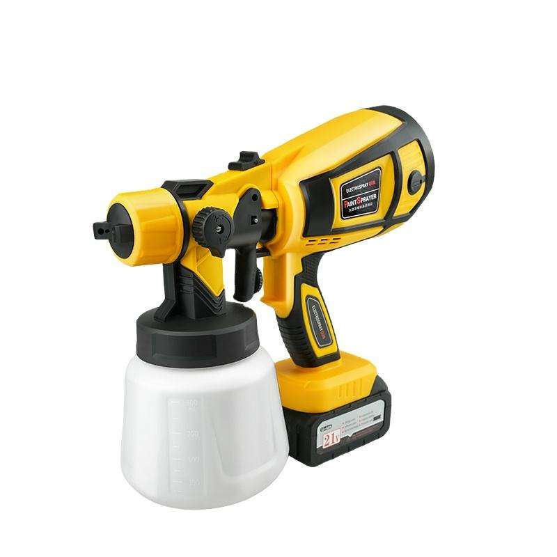 Reliable Quality ZT6000D Lithium Ion Electric Spray Gun 360 Degree Drip Free Spraying Without Lithium Battery