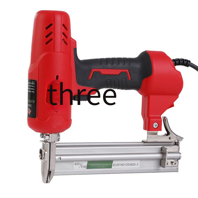 ◎Oil-Free Corded Electric Nail Gun – No Compressor, Compatible with Straight & Brad Nails