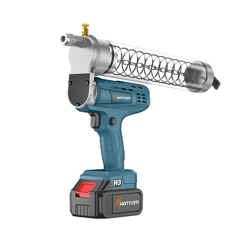 600CC 12000PSL Electric Grease Gun Oil Injector Fat Machine Electric Grease Gun Hardware Tools for 21v Battery
