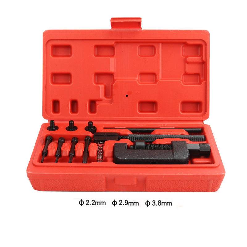 Chain Breaker and Rivet Repair Tool Set, Motorcycle Car Repair
