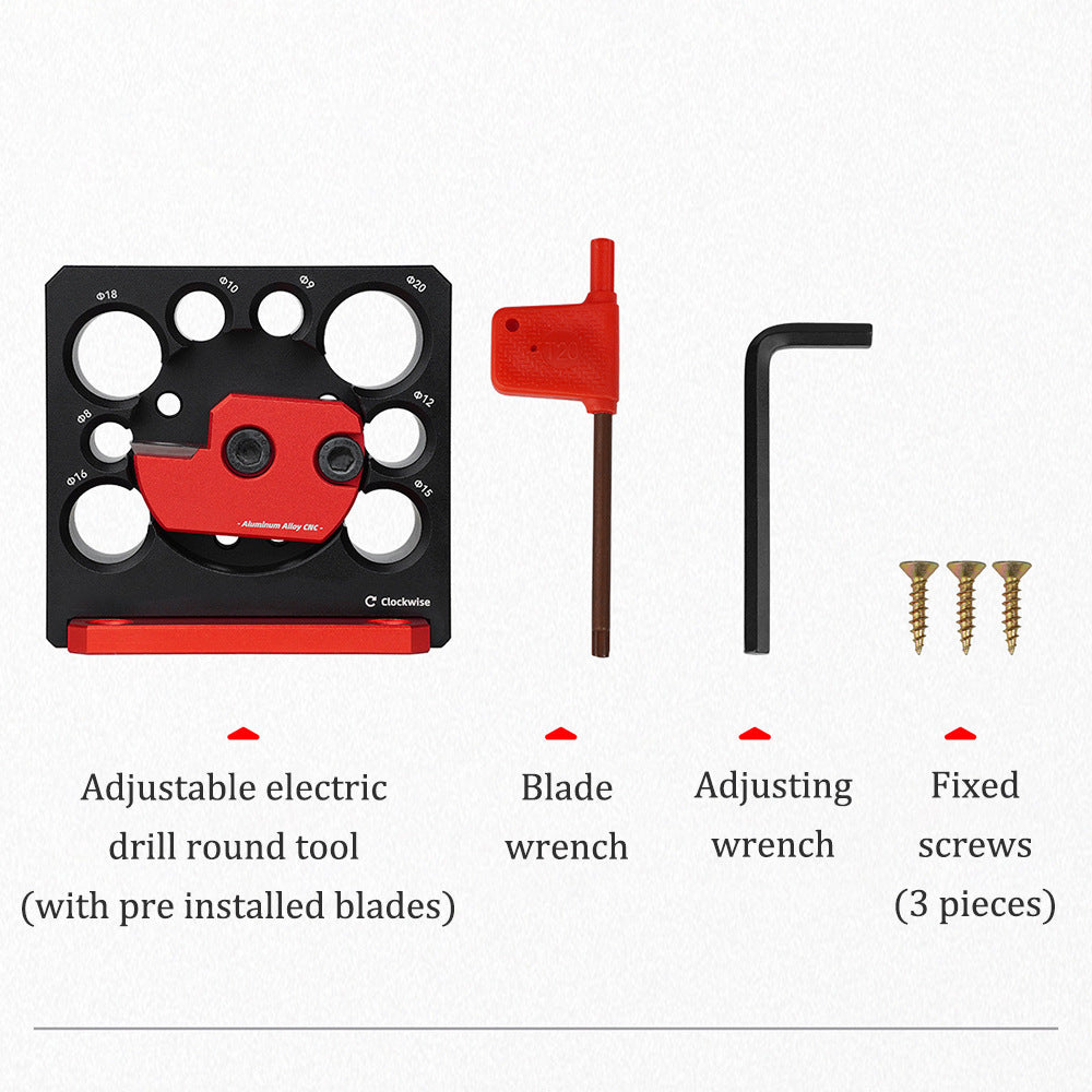 Electric Drill Truck Round Rod Auxiliary Tool square bar Truck Round Wooden Rod