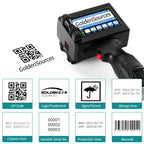 Bottle-Mounted Inkjet Printer Gun Handheld Inkjet Printer Gun 600dpi, 12.7mm Suitable for printing text and logos