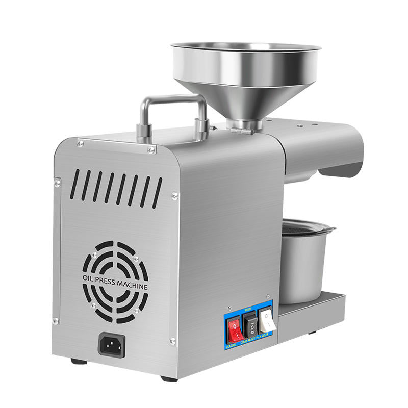 Portable Oil Press Machine for Seeds Nuts Cold Hot Dual Function