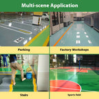 Environmentally friendly water-based epoxy floor paint is non-toxic, low-odor, wear-resistant and non-slip. It is suitable for wet basements, garages, factories and workshops. It is easy to apply and can be used immediately after application.
