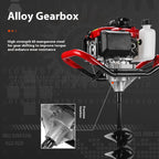 Small Ground Gasoline Excavator Manual Multi Functional Tree Planting Portable Drilling Rig