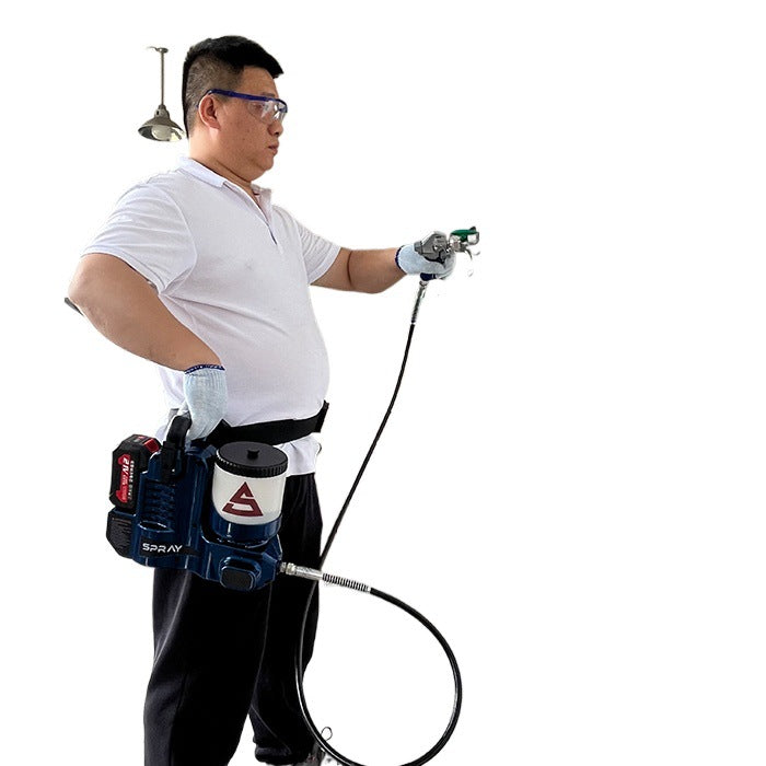 High Quality Emulsion and Oil Paint Battery-Driven Portable Airless Sprayer Machine for Ceiling and Wall Paint