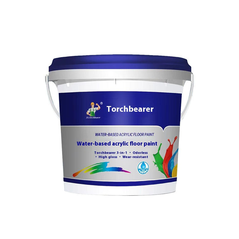 Environmentally friendly water-based epoxy floor paint is non-toxic, low-odor, wear-resistant and non-slip. It is suitable for wet basements, garages, factories and workshops. It is easy to apply and can be used immediately after application.
