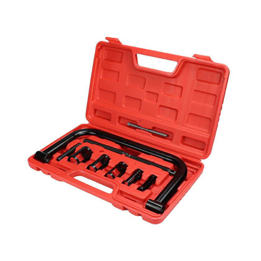 Solid Valve Spring Compressor Tool Automotive Compression C-Clamp Removal Tool Kit for Motorcycle ATV Car Small Engine Equipment