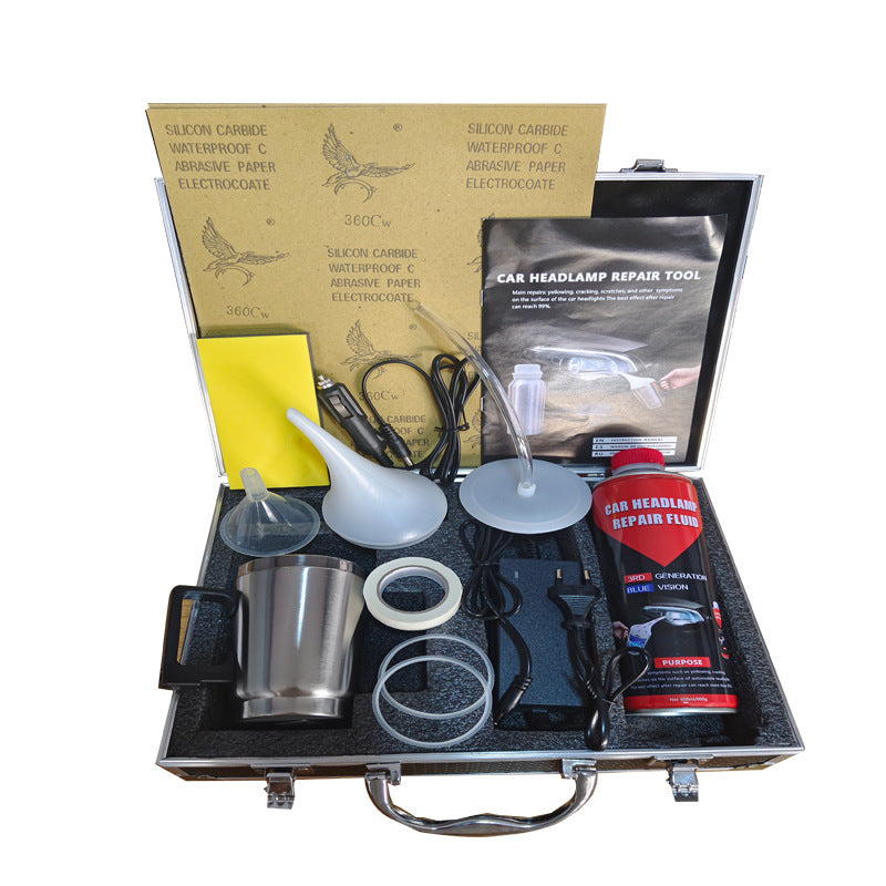 Headlight Polisher Car Polish Renovator Headlights Polishing Liquid Polymer Chemical Polishing Car Headlight restoration Kit