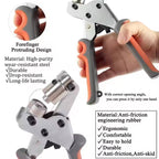 Light Portable Manual Hand Press 10mm Eyelet Grommets Pliers Rivets Tool Curtains, Leather Advertising Fabric Punching Tool