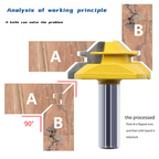 45° Wood Joinery Router Bit – Clean Joints Made Easy