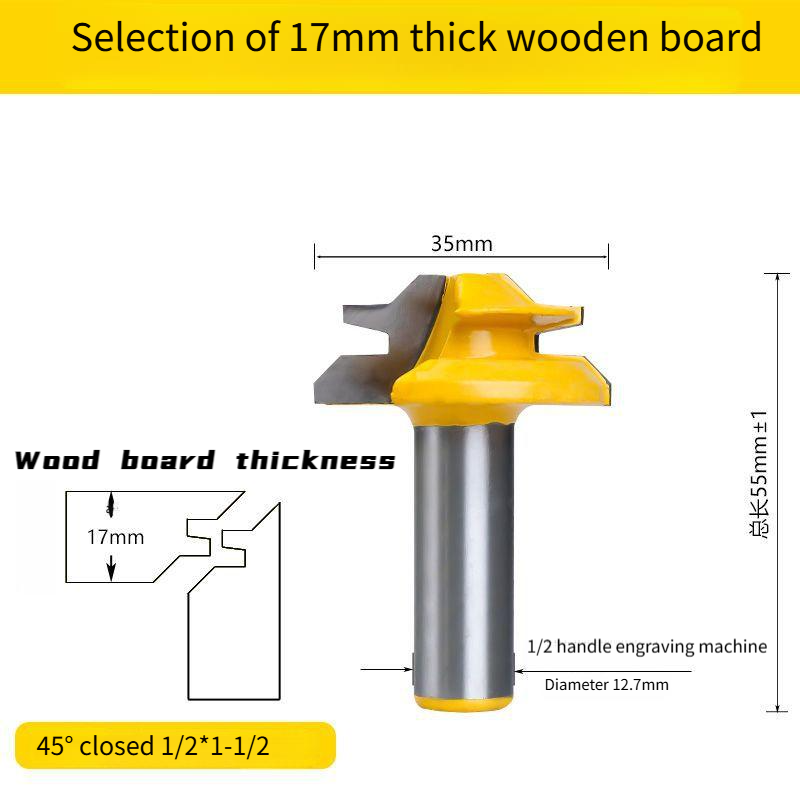 45° Wood Joinery Router Bit – Clean Joints Made Easy