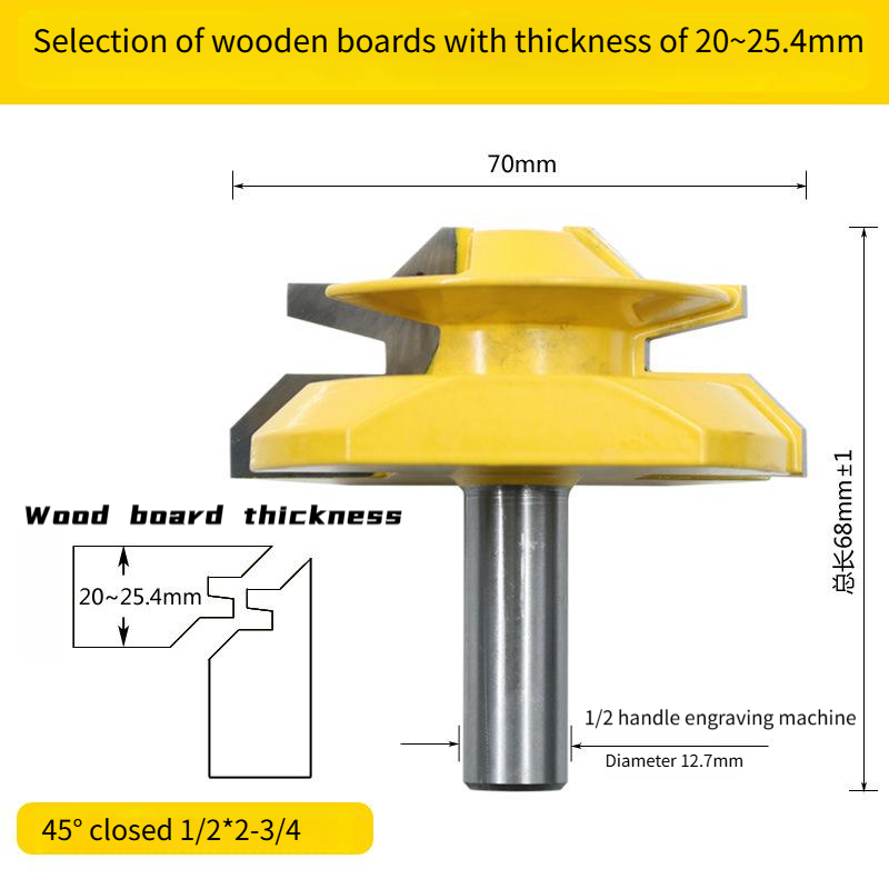 45° Wood Joinery Router Bit – Clean Joints Made Easy