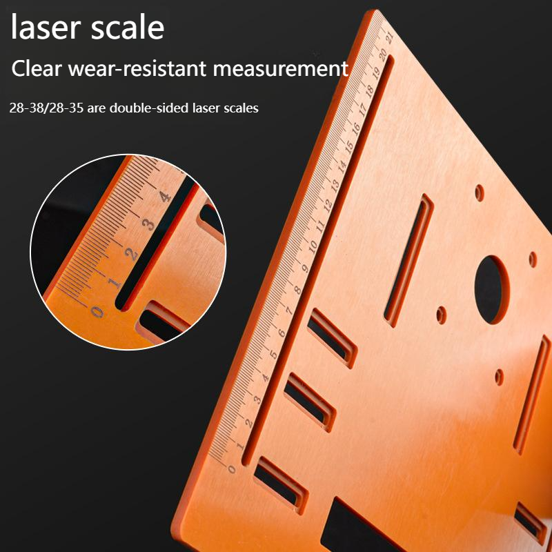 High Precision Cutting Machine Substrate Flat Cutting Oblique Cutting Back Plate Positioning Plate Tool Suitable for Woodworking