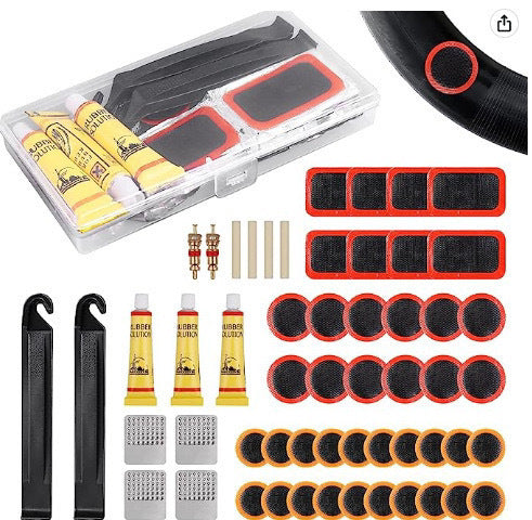 Superbsail MTB Mountain Bike Bicycle Repair Tools Cycling Flat Tire Repair Patch Glue Lever Set Tire Fix Kit Mender Accessories