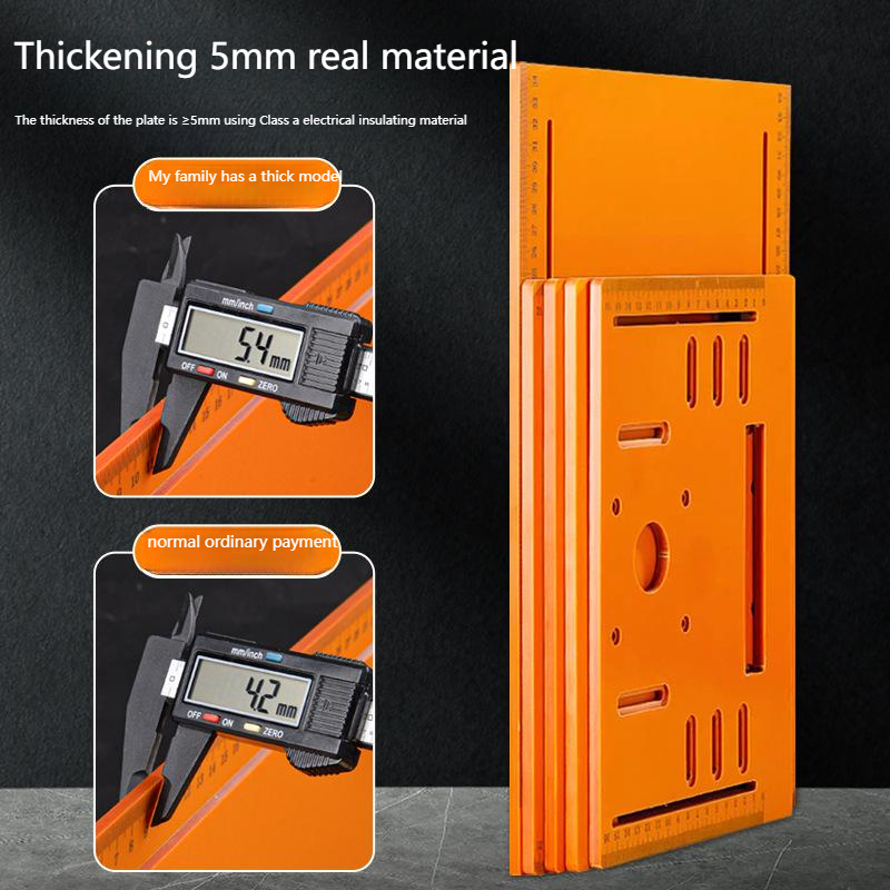 High Precision Cutting Machine Substrate Flat Cutting Oblique Cutting Back Plate Positioning Plate Tool Suitable for Woodworking