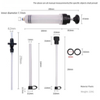 500cc Oil Fluid Extractor Oil Pump Syringe Suction and Injection Dual-use Oil Change Tool Oiler