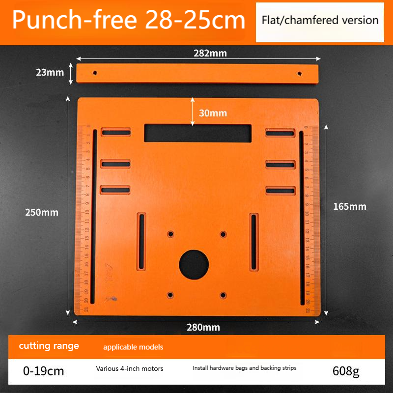 High Precision Cutting Machine Substrate Flat Cutting Oblique Cutting Back Plate Positioning Plate Tool Suitable for Woodworking