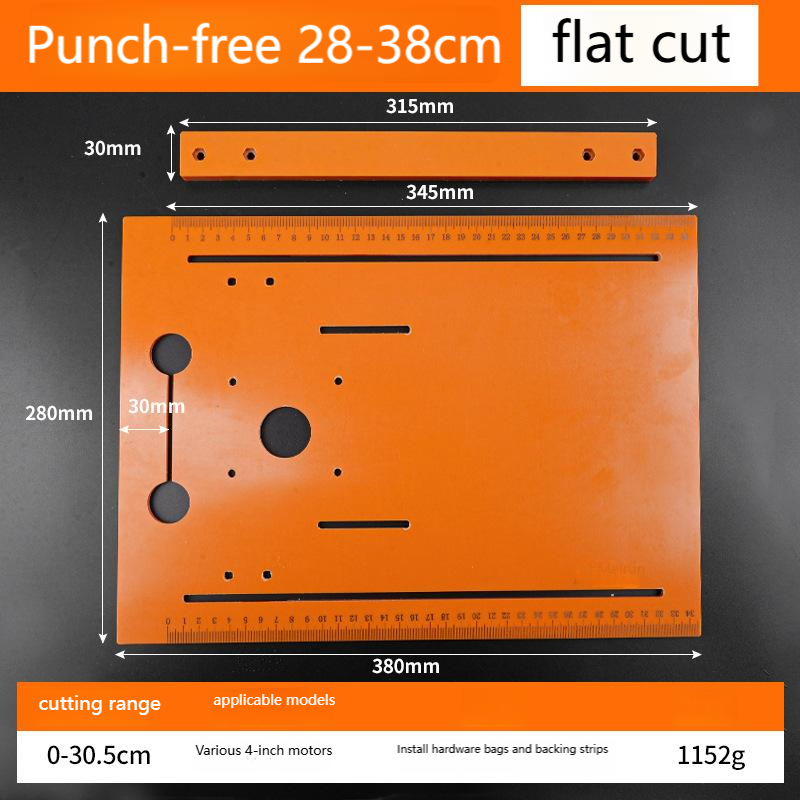 High Precision Cutting Machine Substrate Flat Cutting Oblique Cutting Back Plate Positioning Plate Tool Suitable for Woodworking