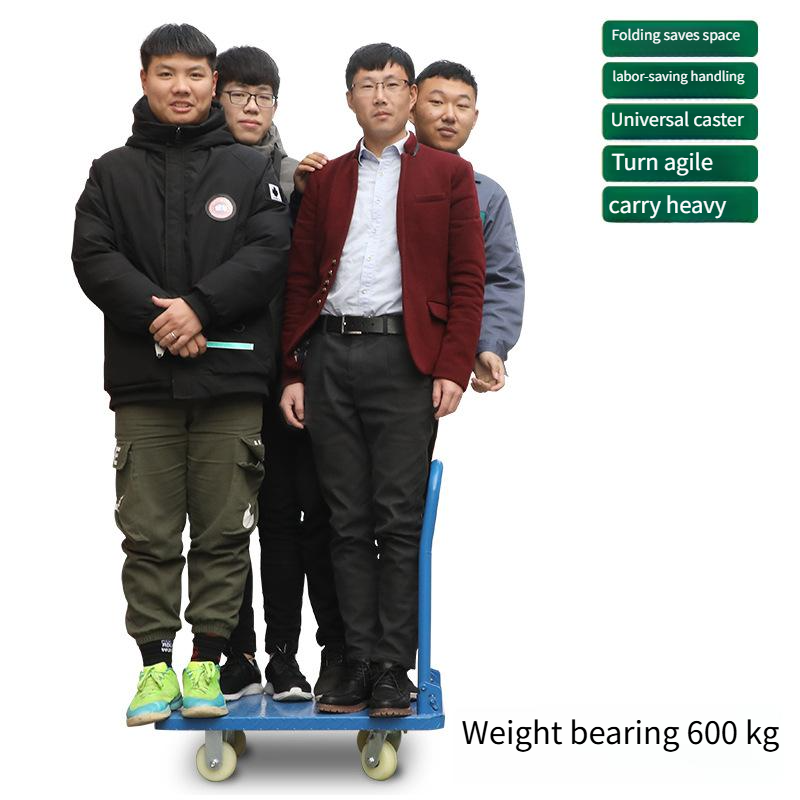 ◎300kg Flatbed Hand Cart – Heavy-Duty and Easy to Maneuver