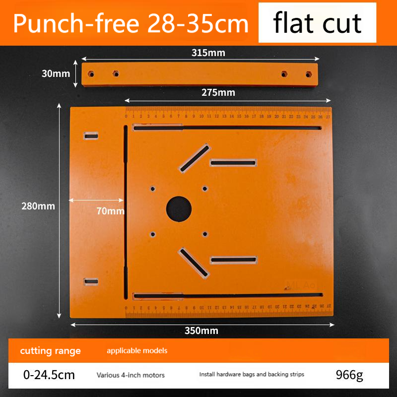 High Precision Cutting Machine Substrate Flat Cutting Oblique Cutting Back Plate Positioning Plate Tool Suitable for Woodworking