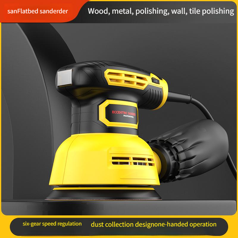 🔥Industrial-grade 5-inch eccentric sander and polisher! Infinitely variable speed for super smooth operation! Say goodbye to rough surfaces! Make every piece of your work as smooth as a mirror!