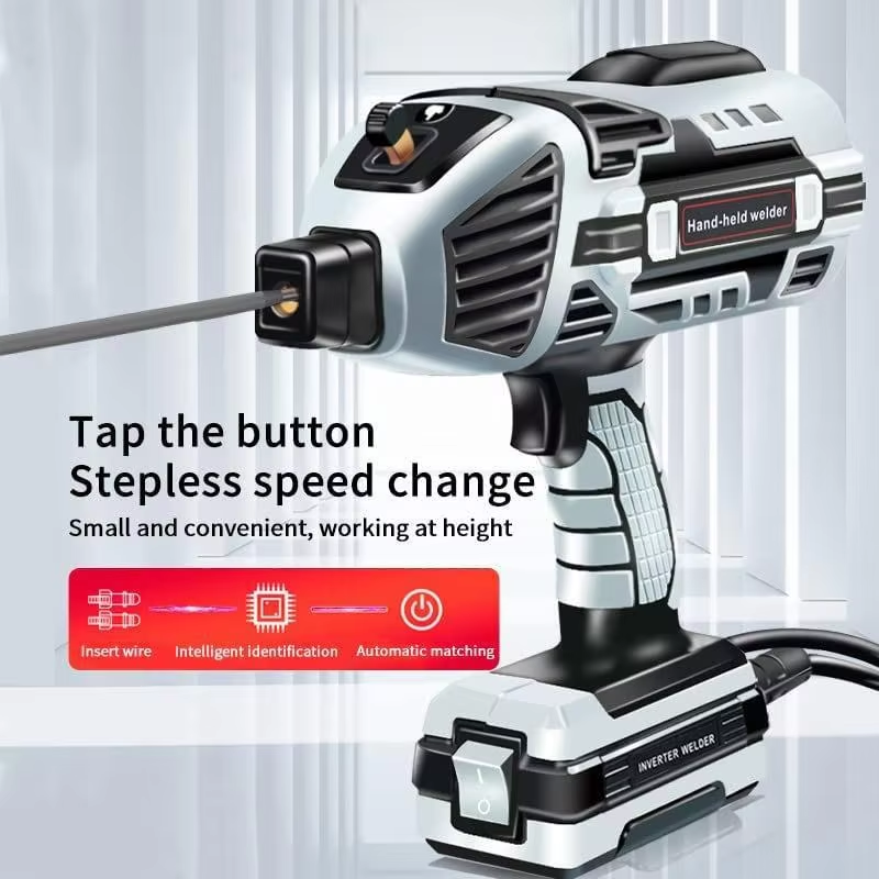 Portable 110V mini welder, US-certified for home use, lightweight and easy to operate, suitable for DIY and repairs