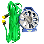 Professional-grade adjustable high-pressure washer: Turn the dial to select the precise water pattern, easily handling various tasks from delicate flower watering to powerful car washing.