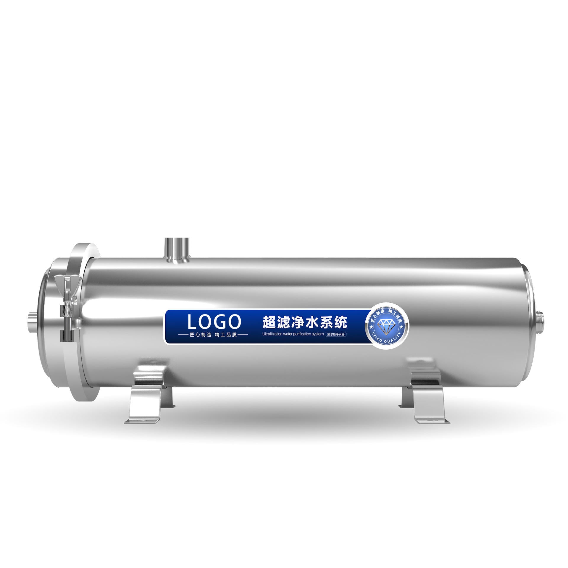 Whole-house stainless steel high-flow water purifier Rural household high-flow high-precision filtration system Outdoor water source central water purification equipment