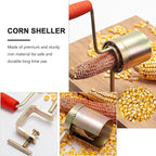 Save money and effort! Hand-cranked corn thresher - a small household tool that quickly peels corn cobs!