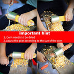 Save money and effort! Hand-cranked corn thresher - a small household tool that quickly peels corn cobs!