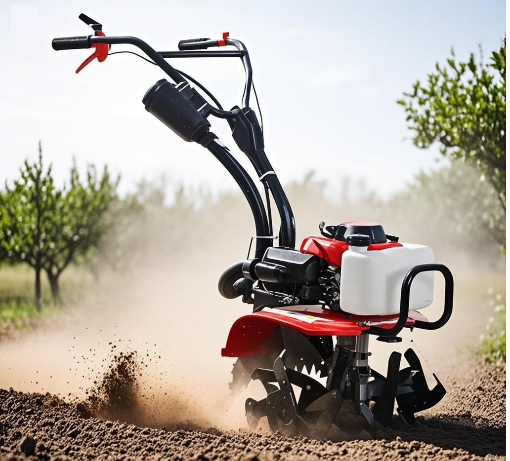 Multifunctional household gasoline micro-tillage machine for hard soil rotary tillage, weeding and furrowing, easy operation, small agricultural machinery, fuel-efficient and durable