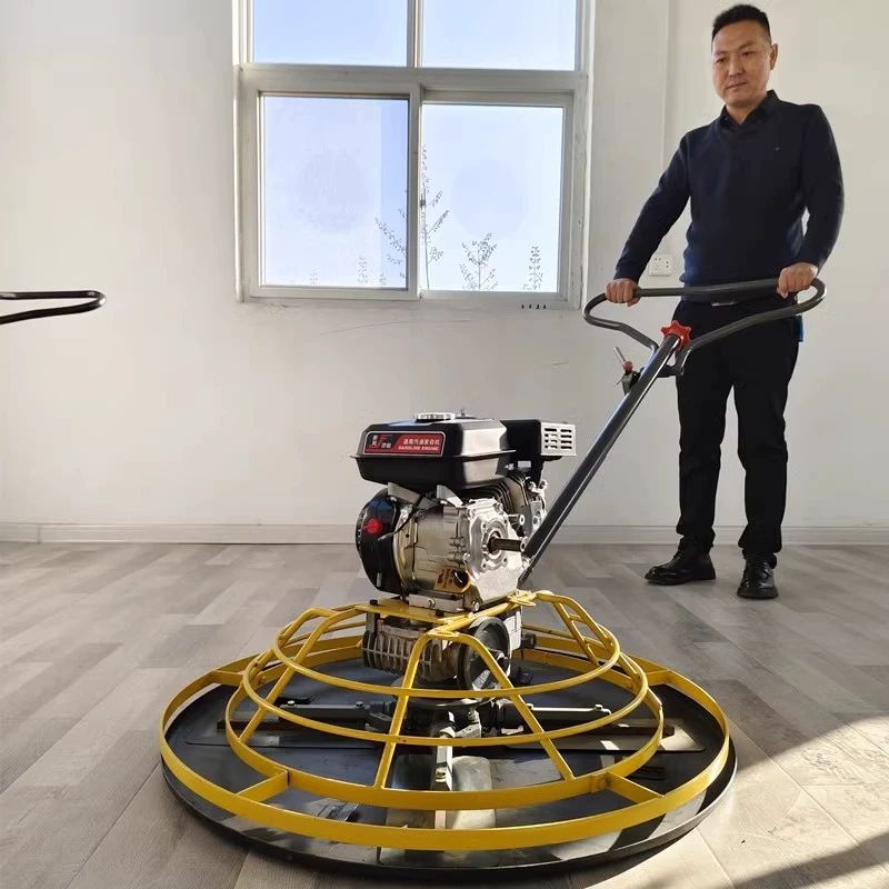 Diesel concrete trowel - Easily construct cement floors and pavements, fuel-efficient, efficient and durable