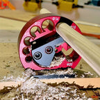 Ghana Woodworking Tool: Use Your Drill to Turn Square Wood into Round Poles! Adjustable Dowel & Tenon Maker. Easy Use.