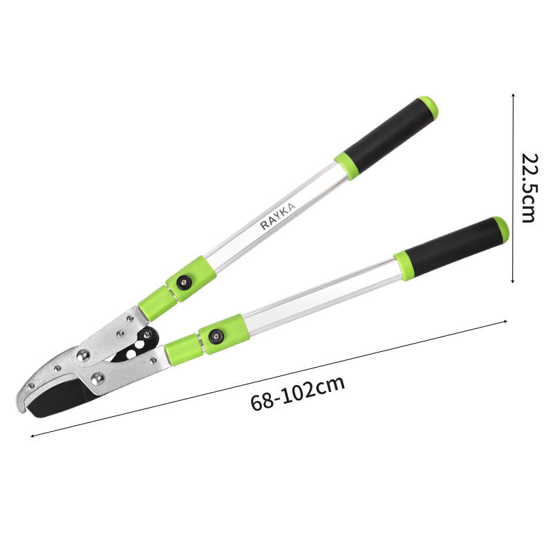 Professional orchard greening pruning tools, extended pole, labor-saving and powerful shears, efficient cutting of thick branches, hardwood shears, garden workers must-have, durable