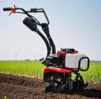 Multifunctional household gasoline micro-tillage machine for hard soil rotary tillage, weeding and furrowing, easy operation, small agricultural machinery, fuel-efficient and durable