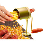 Save money and effort! Hand-cranked corn thresher - a small household tool that quickly peels corn cobs!