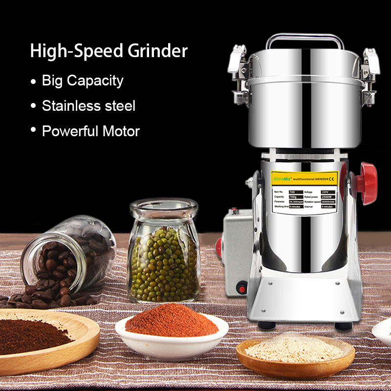 Powerful household grinder! Grind herbs, grains, and coffee beans with this versatile grinder, perfect for Africa!