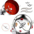 Powerful household grinder! Grind herbs, grains, and coffee beans with this versatile grinder, perfect for Africa!