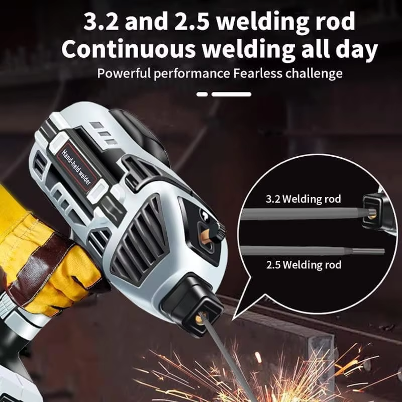 Portable 110V mini welder, US-certified for home use, lightweight and easy to operate, suitable for DIY and repairs
